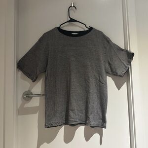 ⏰Last Chance Offer⏰ OAK + FORT Black and White Striped Short Sleeve Tee